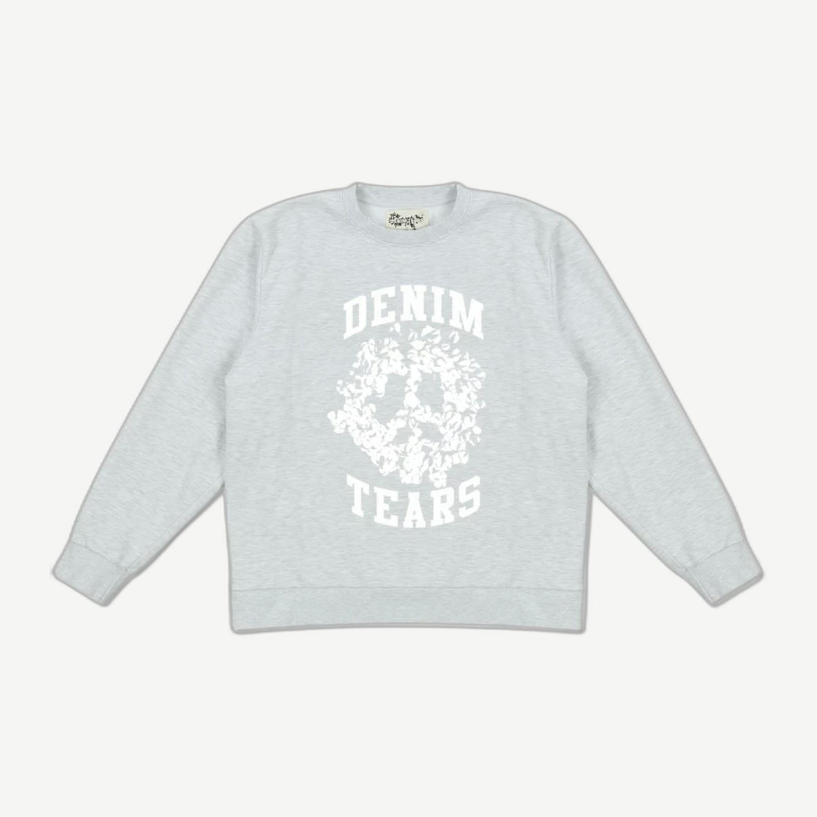 Cotton Wreath Crewneck White