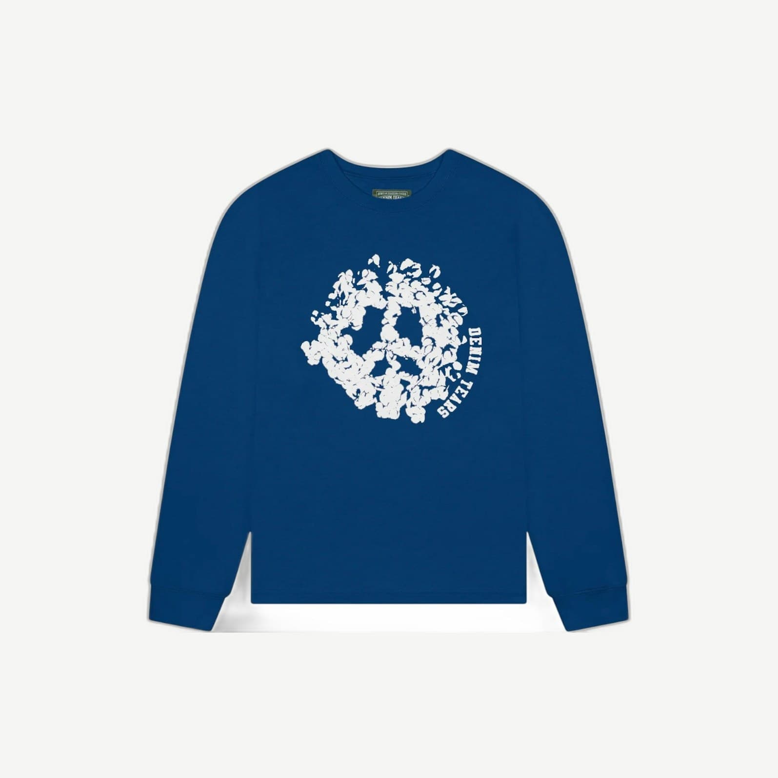 Cotton Wreath Tee Navy