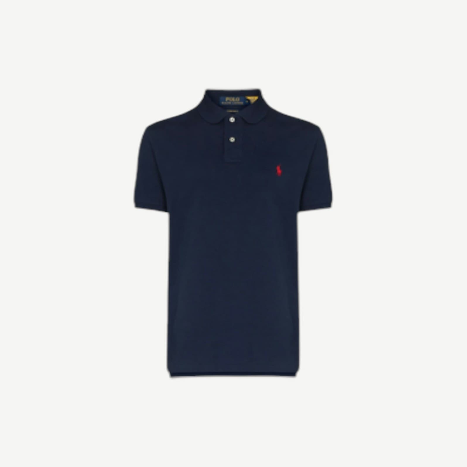Custom Slim Polo Navy