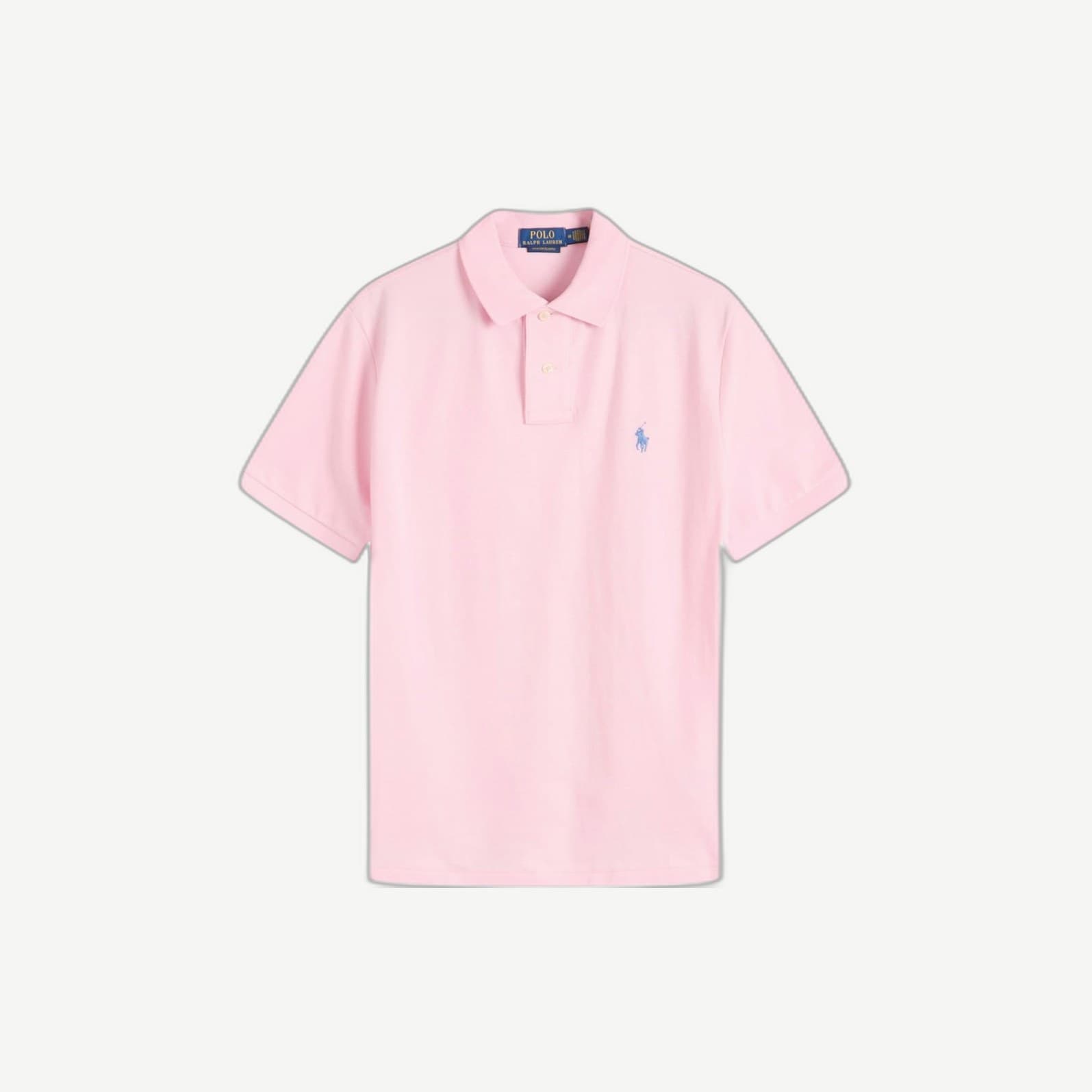 Custom Slim Polo Pink