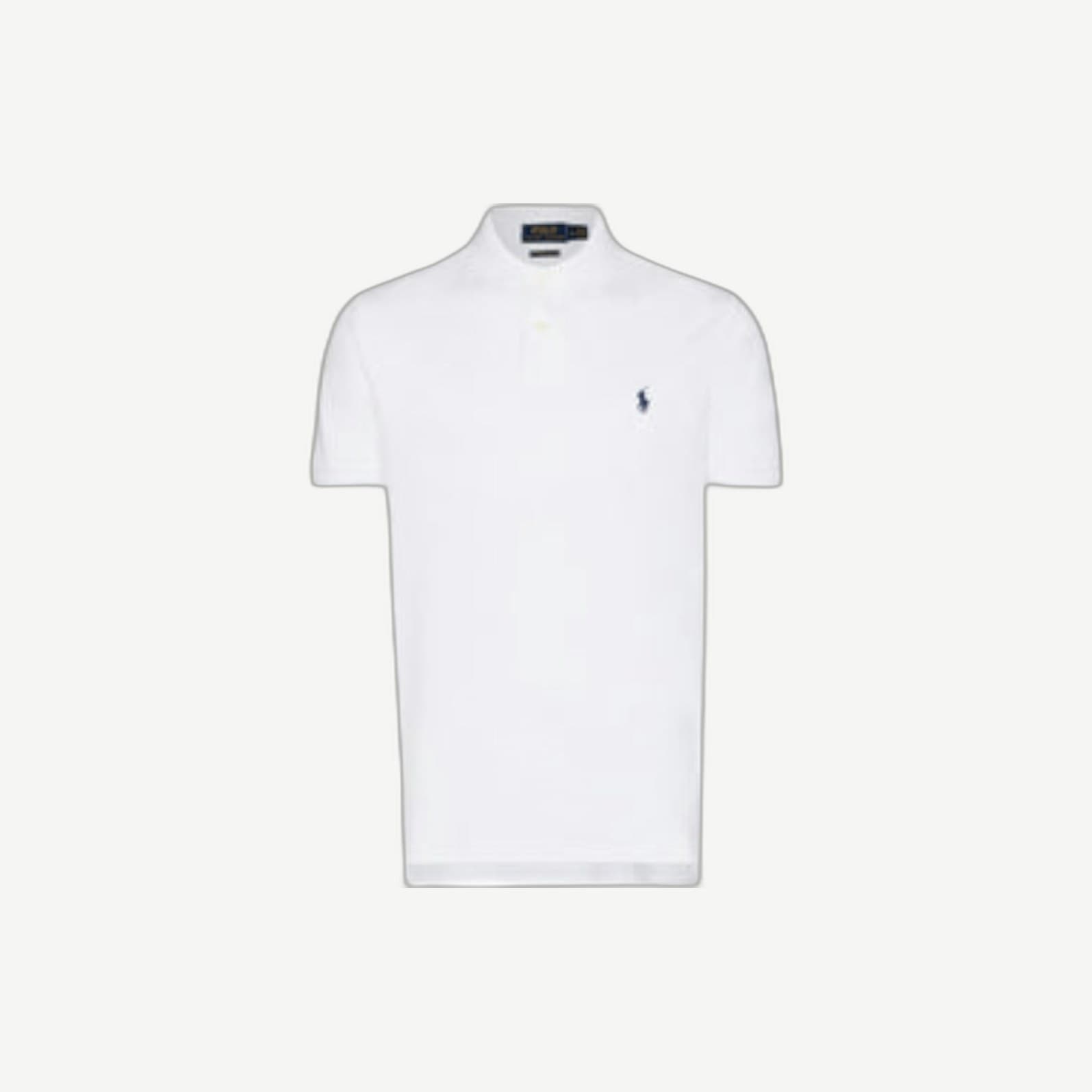 Custom Slim Polo White